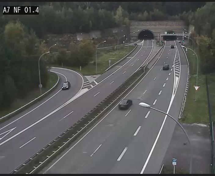 Echangeur Waldhaff direction Tunnel Stafelter