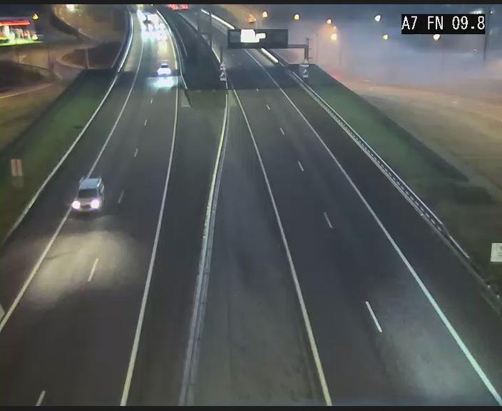 Tunnel Gousselerbierg direction rondpoint Lorentzweiler