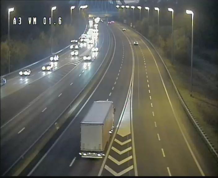 Croix de Gasperich direction Aire de Berchem