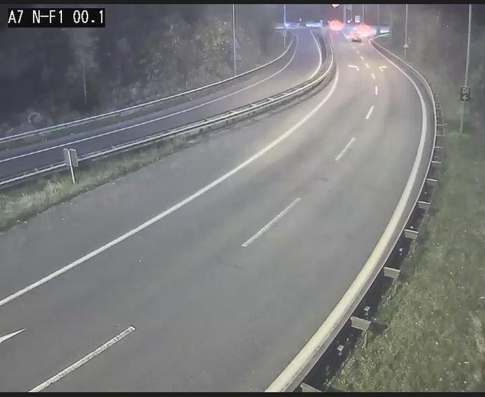 Echangeur Waldhaff direction route d’Echternach (N11)