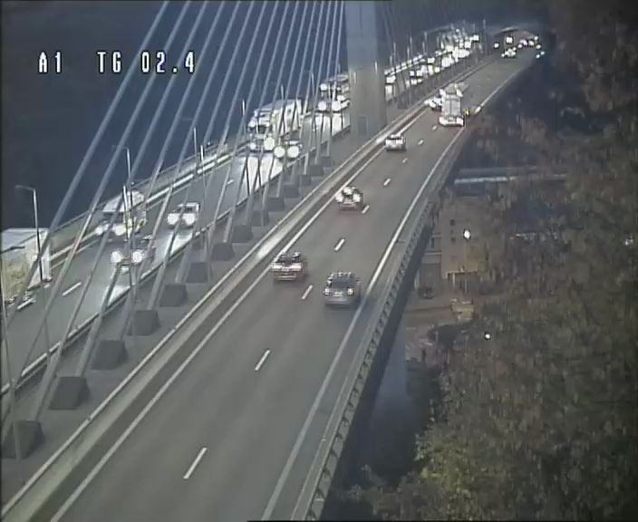 Croix de Gasperich direction Tunnel Howald