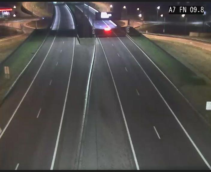 Tunnel Gousselerbierg direction rondpoint Lorentzweiler